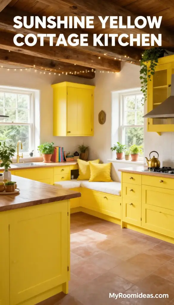 Cozy English Cottage-Style Galley Kitchen Design Ideas Under $100