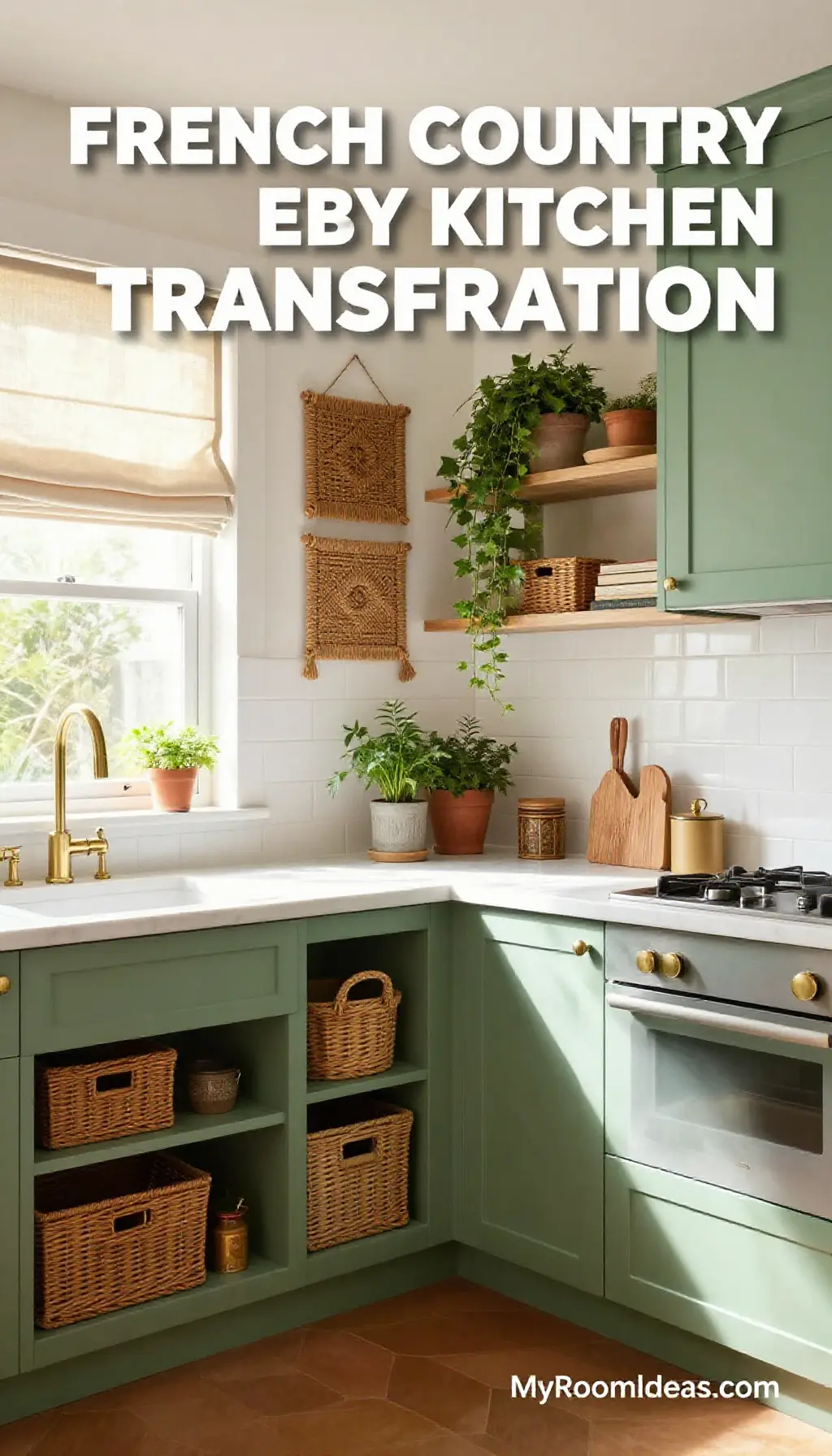 Cozy French Country Kitchen Transformation for Small Apartments